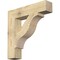 Ekena Millwork Funston Block Rough Sawn Bracket, Douglas Fir, 6"W x 30"D x 30"H BKT06X30X30FST05RDF - alternate 1